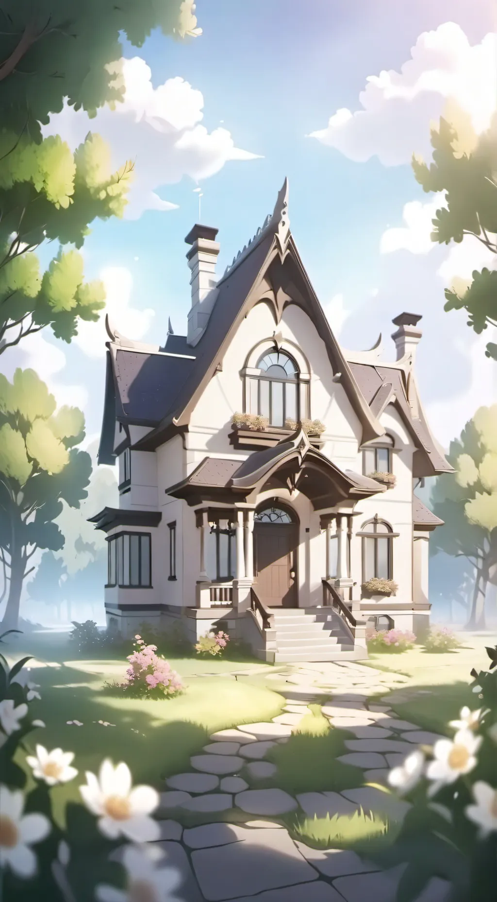 ai character: Demon slayer home background