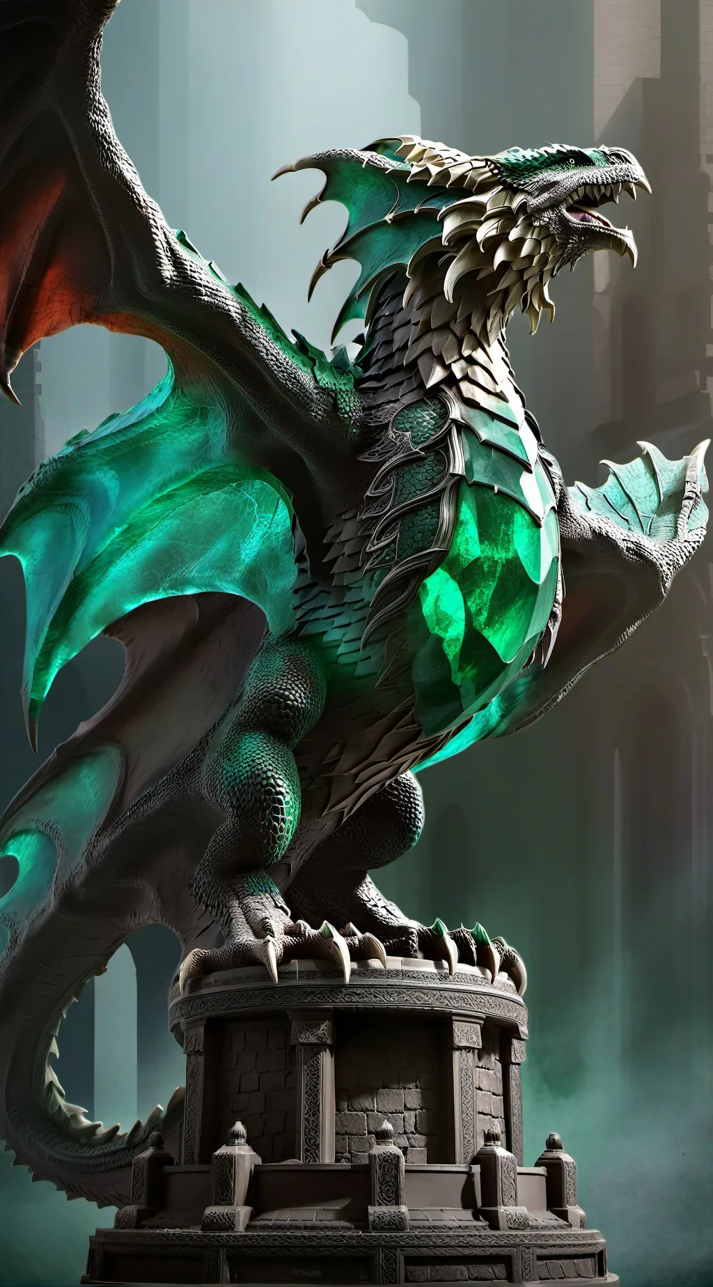 ai character: The statue background