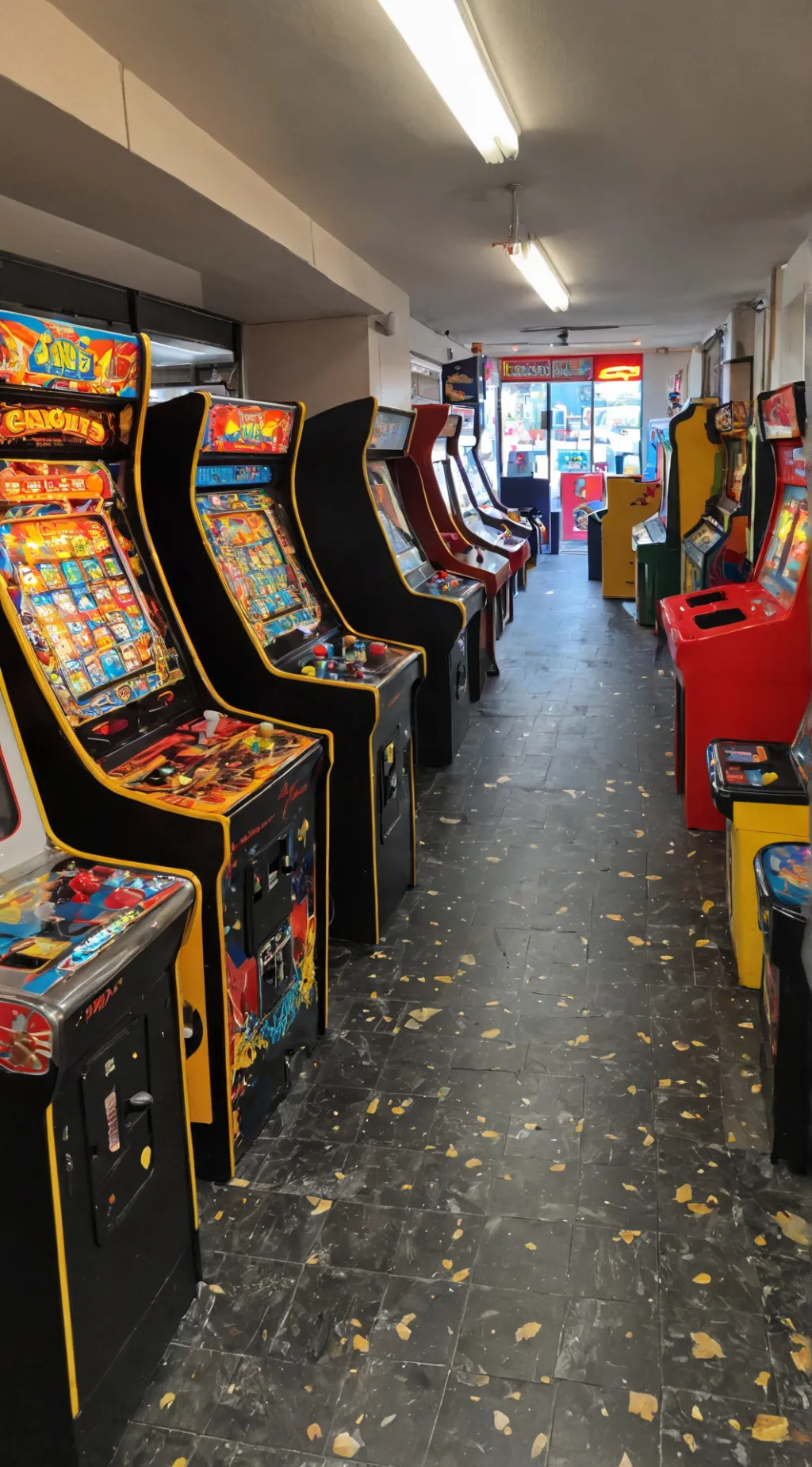 ai character: HH arcade  background