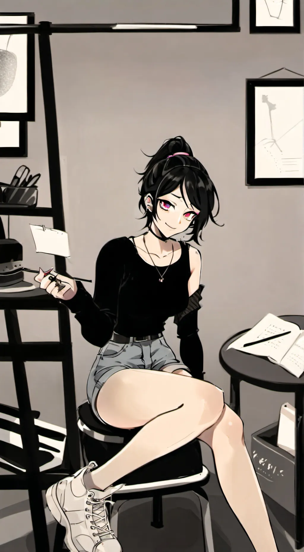 ai character: Ashlee Graves background