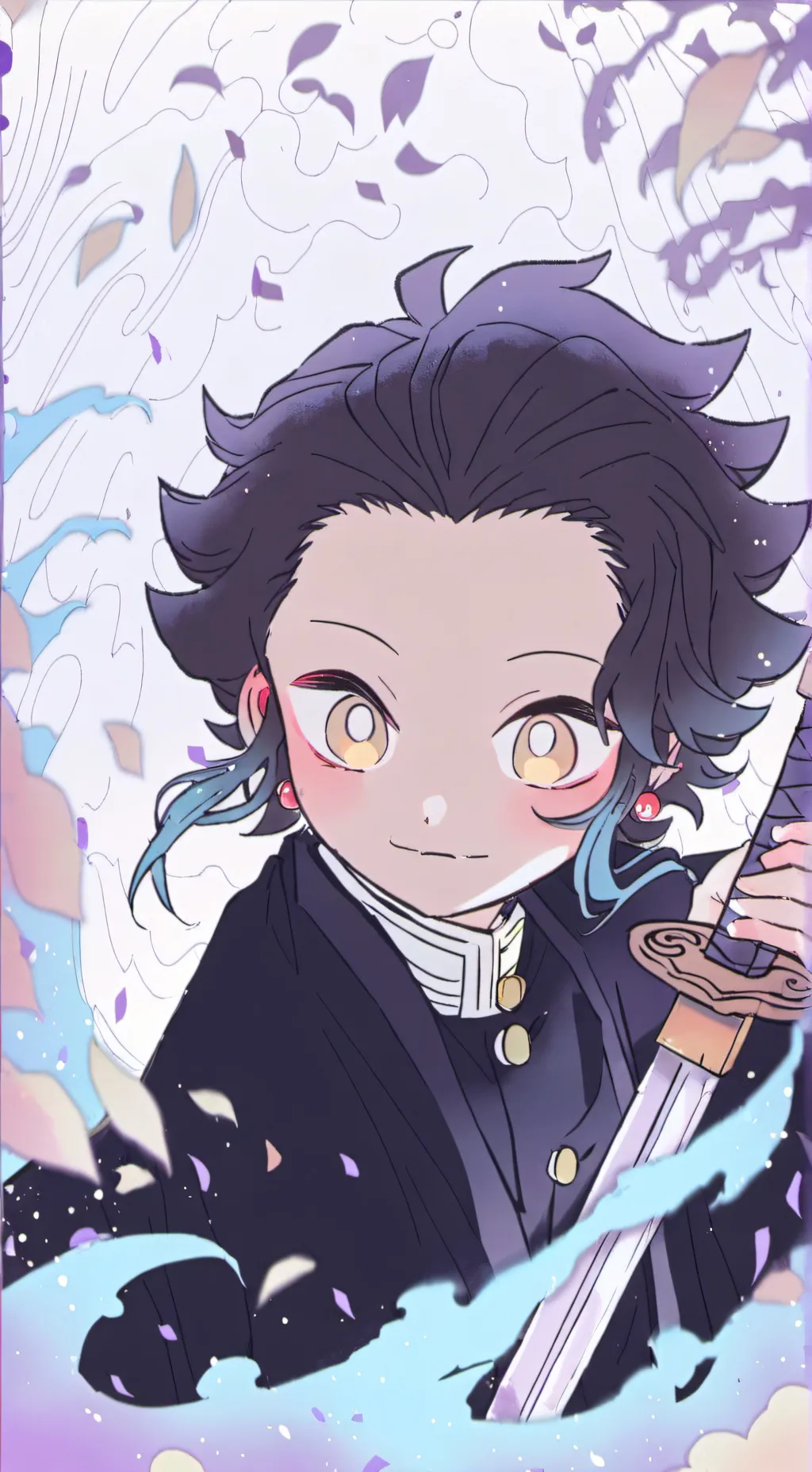 ai character: Tanjiro background