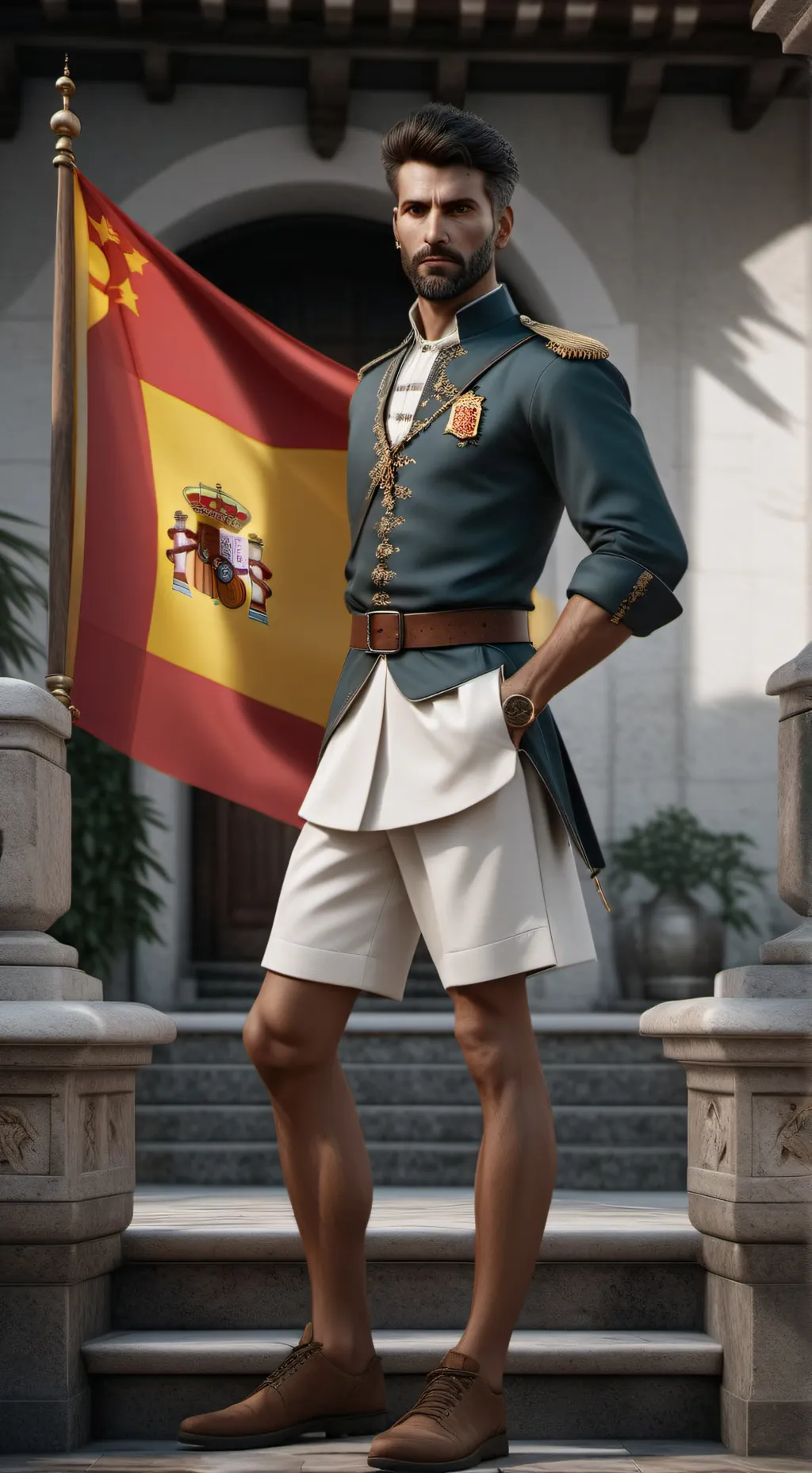 ai character: Barça background