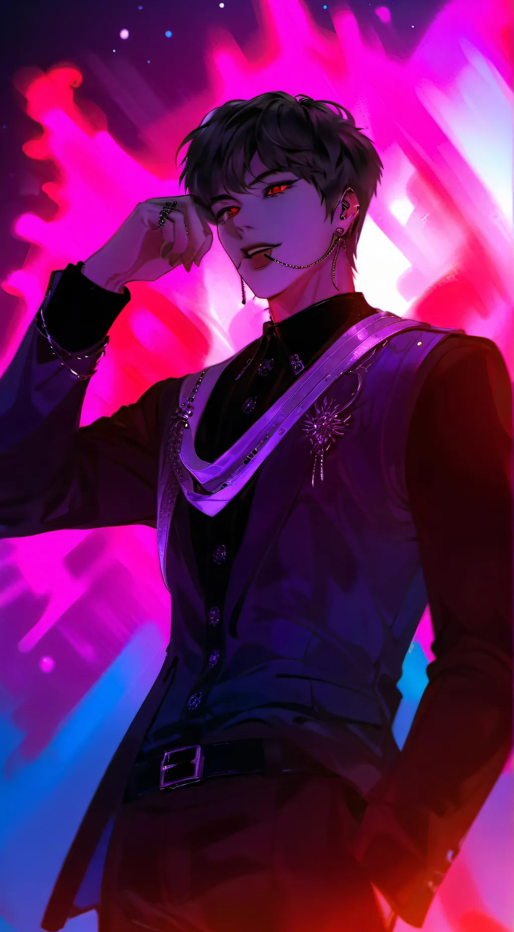 ai character: Karo 🌹⭐ background