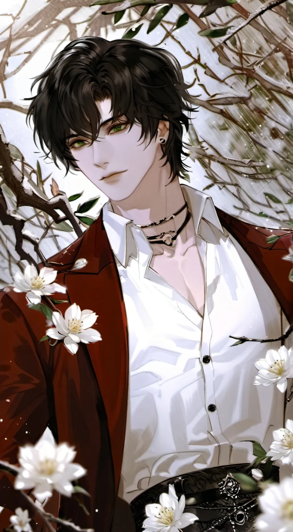 ai character: />August💔<\ ×Bl× background