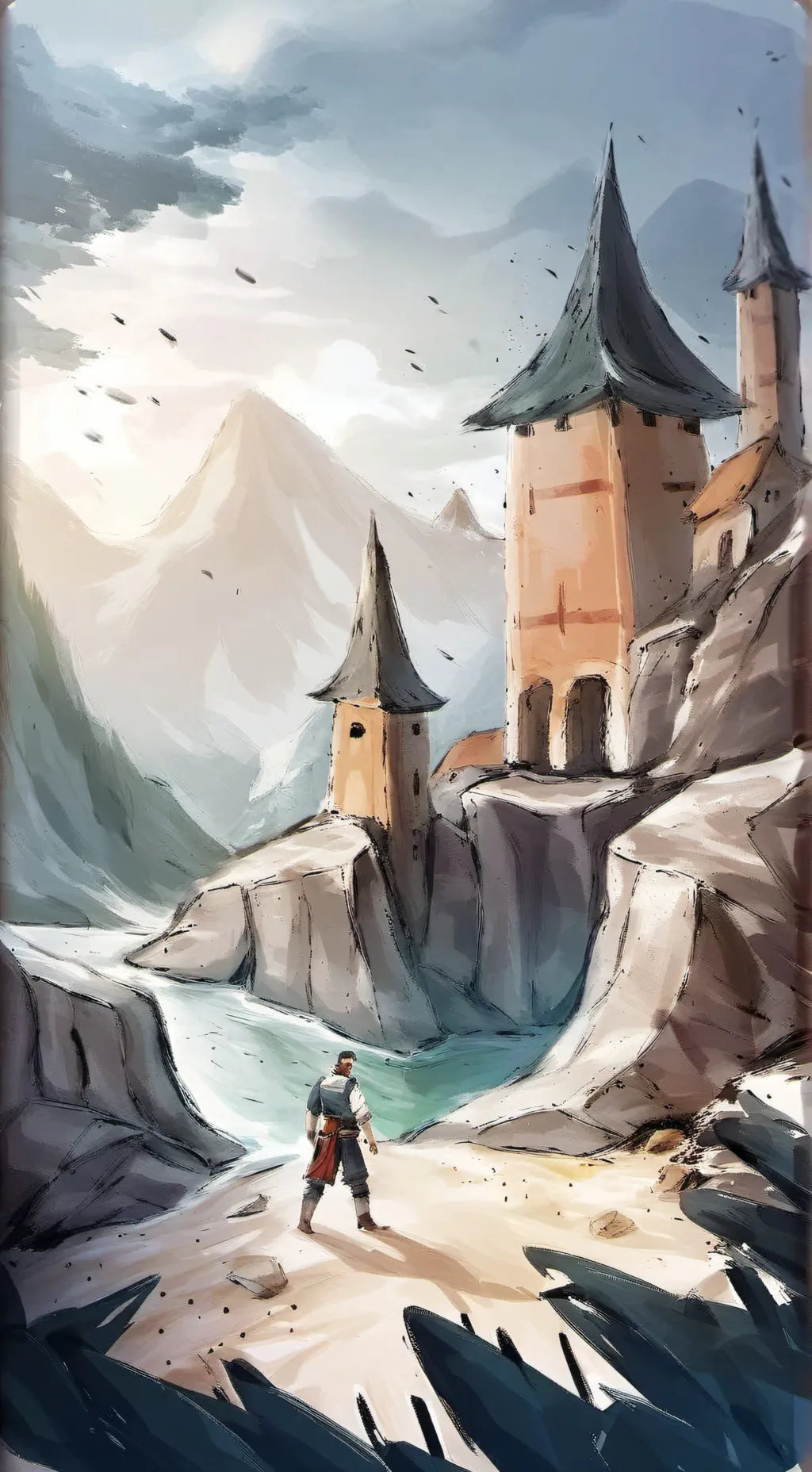 ai character: Xandey алиса. background