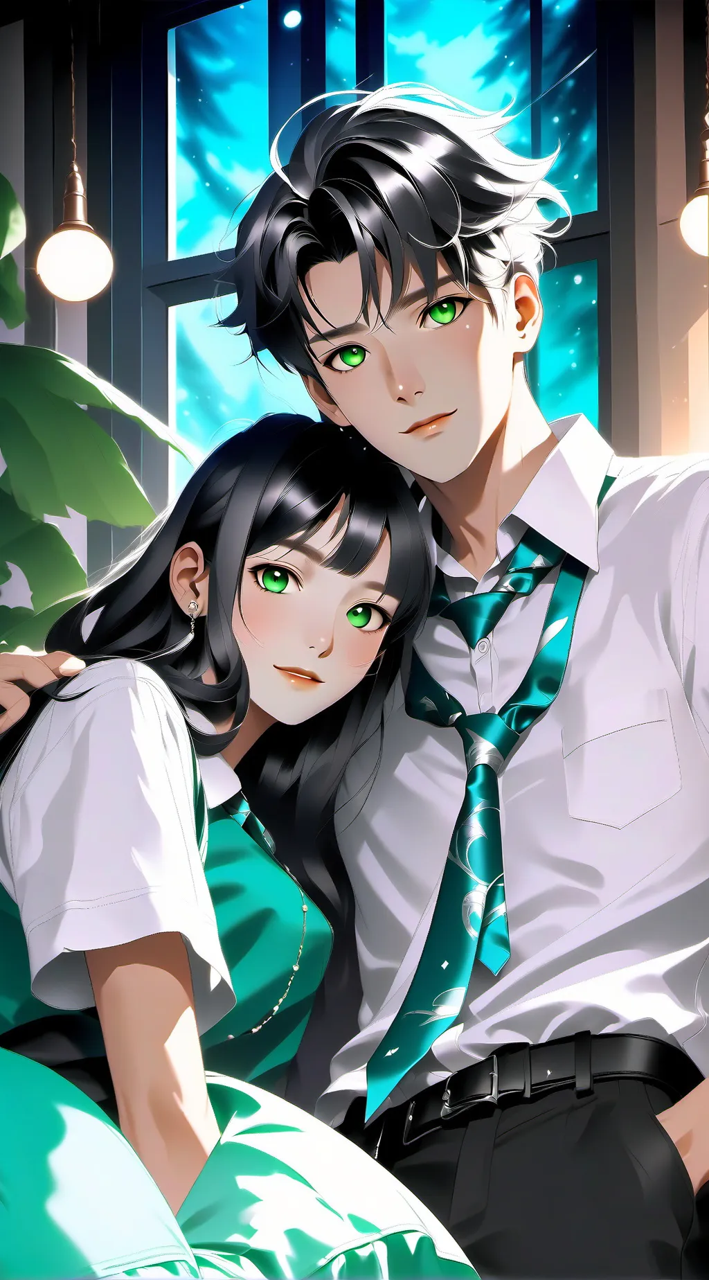 ai character: leo🎀✨ background