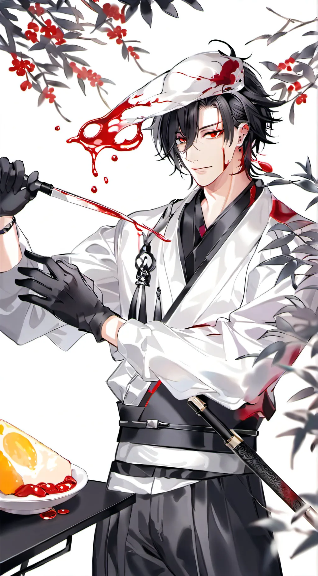 ai character: bf mudered  background