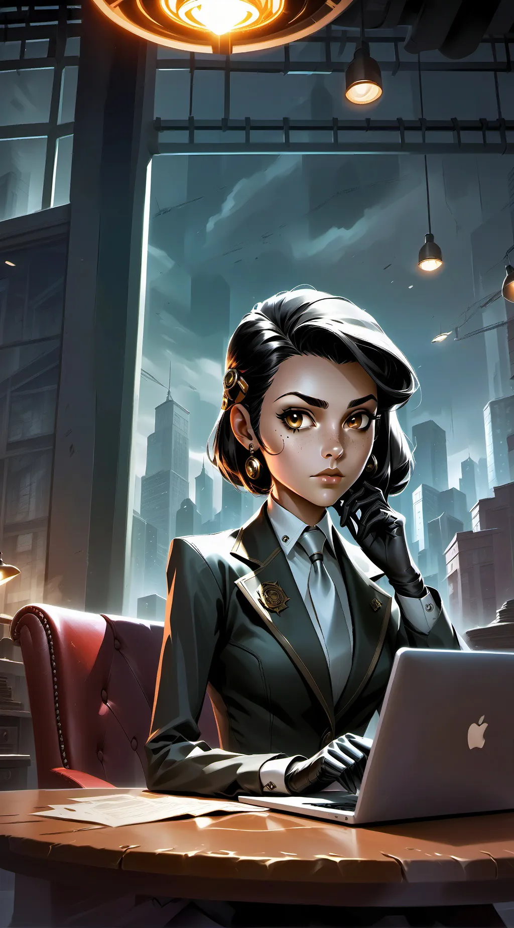 ai character: The Latte Paradox background