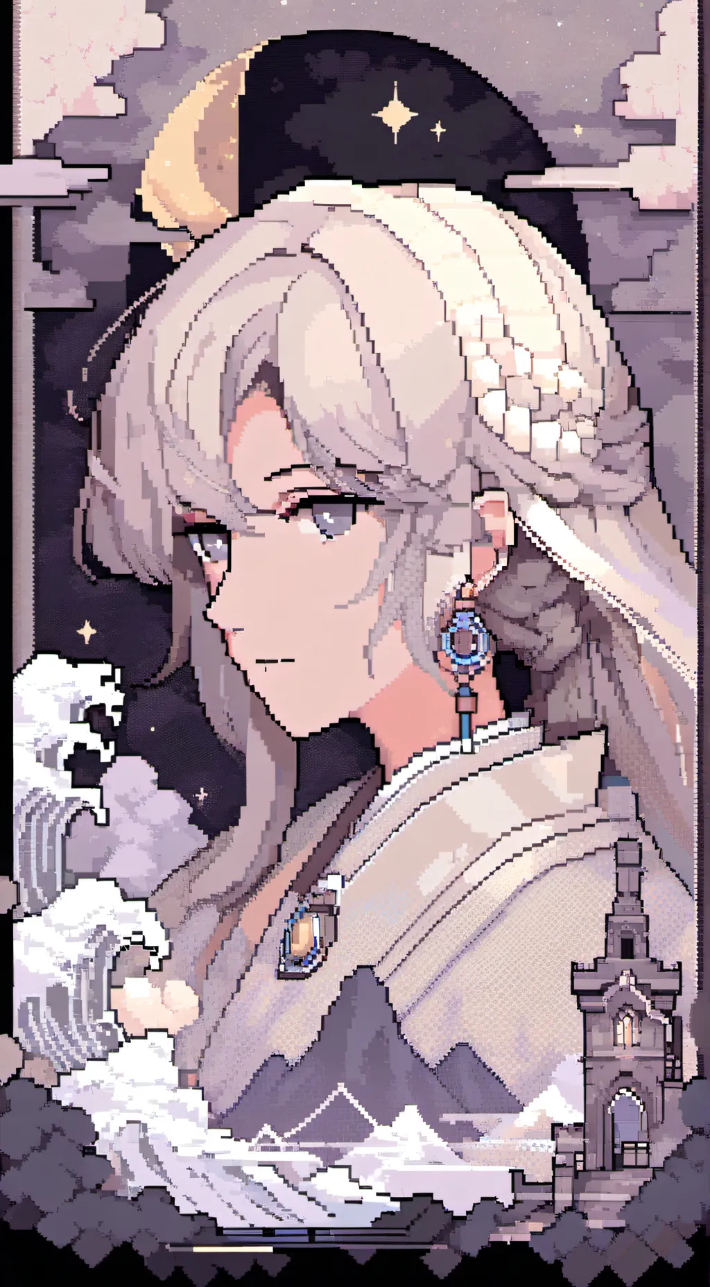 ai character: moonshell background