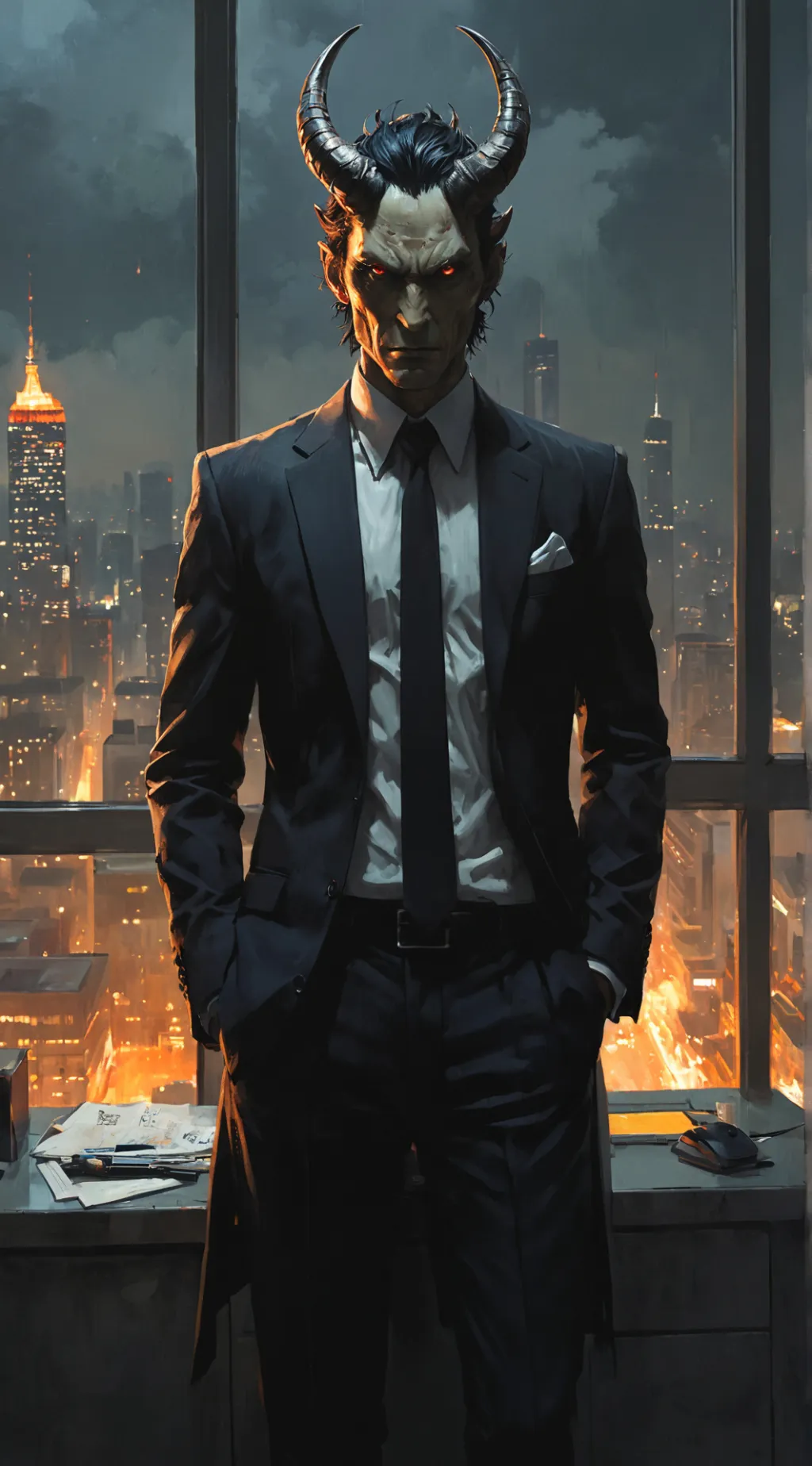 ai character: Lucien background