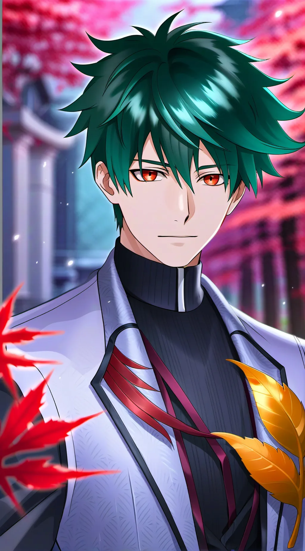 ai character: villian deku  background