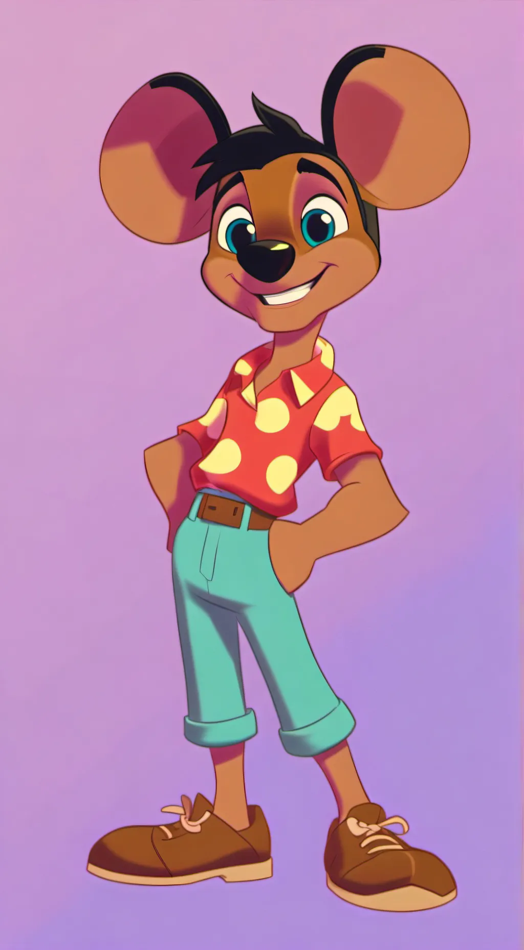 ai character: Furry  background