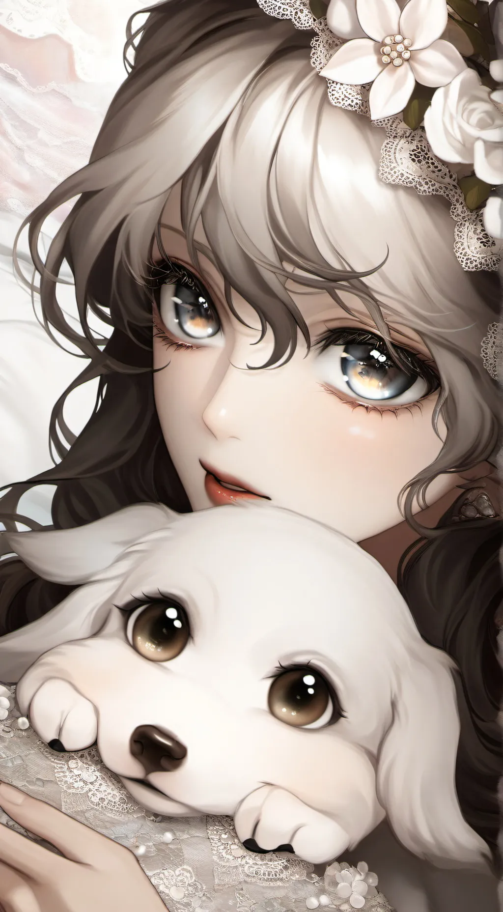 ai character: Luna background