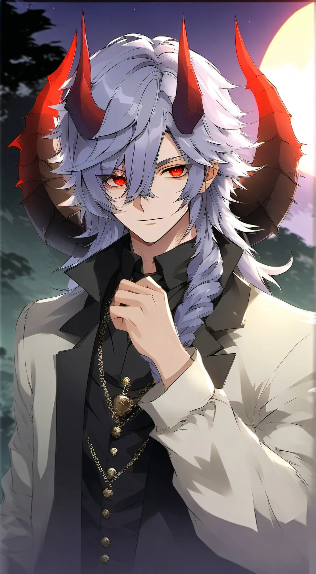 ai character: Prince Akira  background