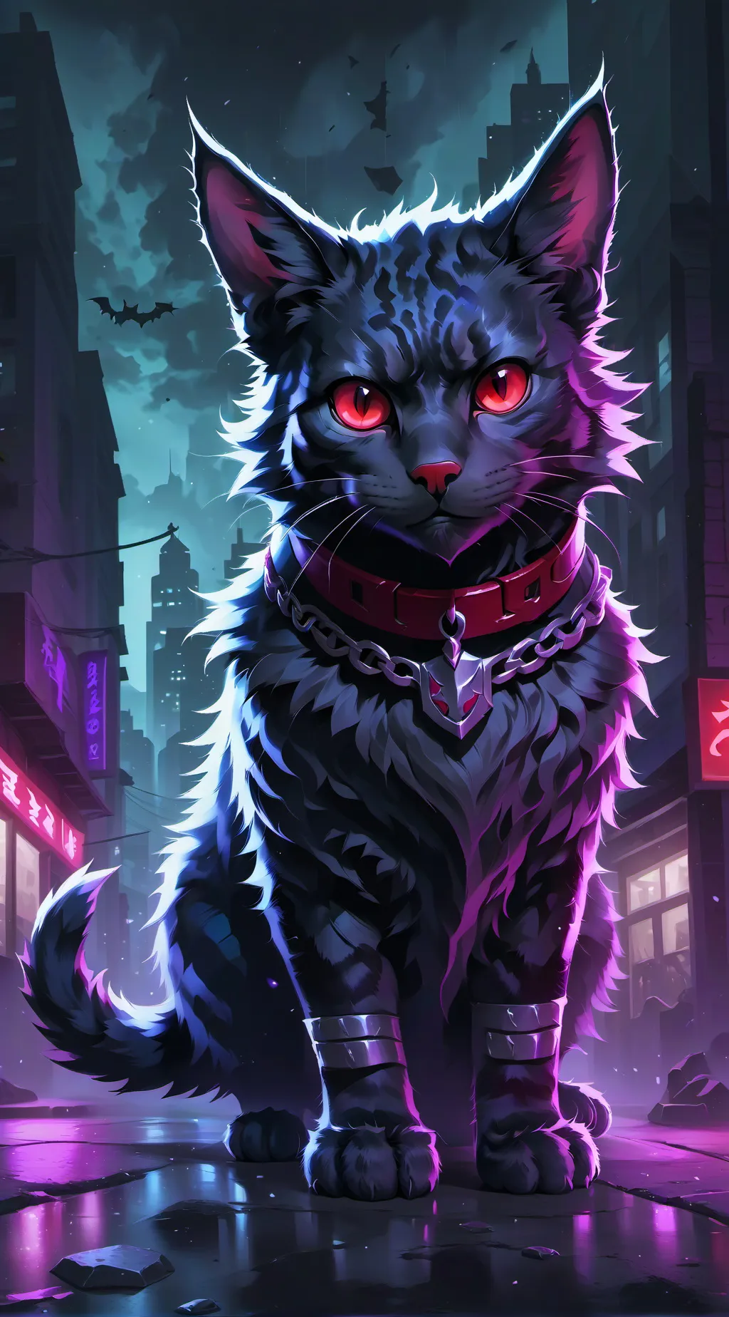 ai character: -The Black Virus- background