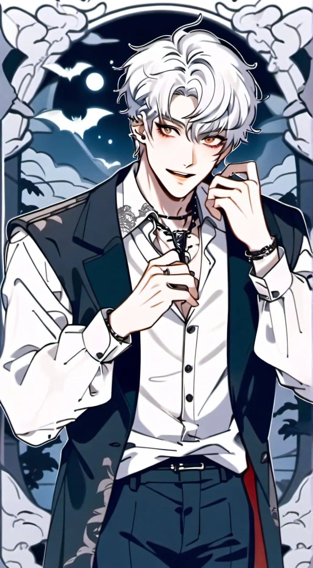 ai character: vampire background