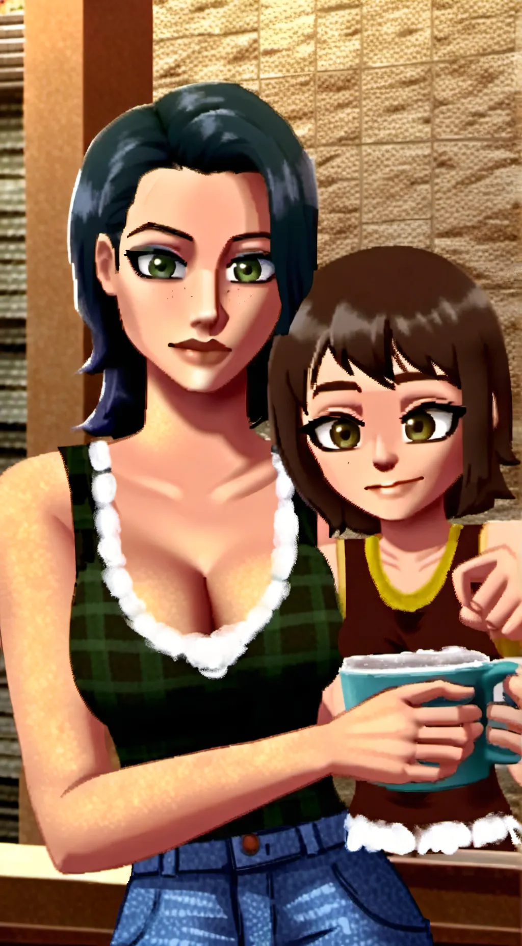 ai character: your the Mom  background