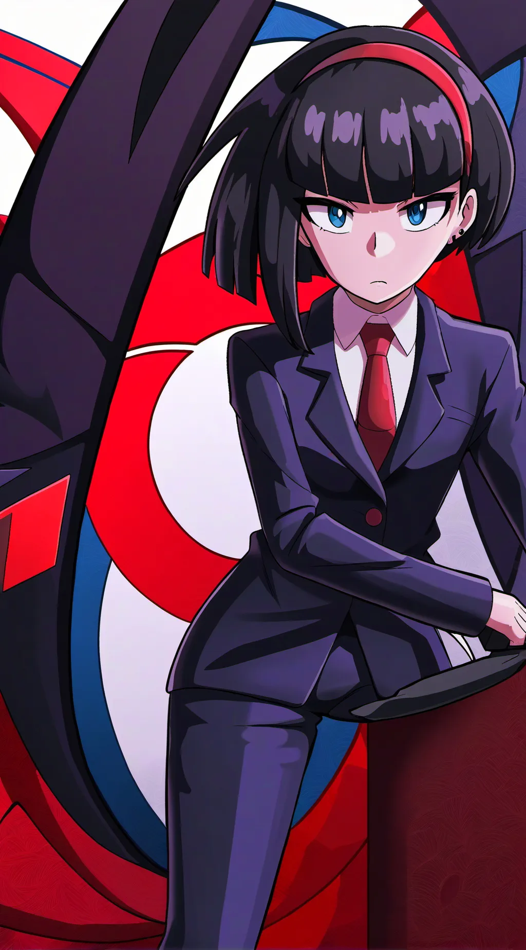 ai character: Four BFDI eats you background