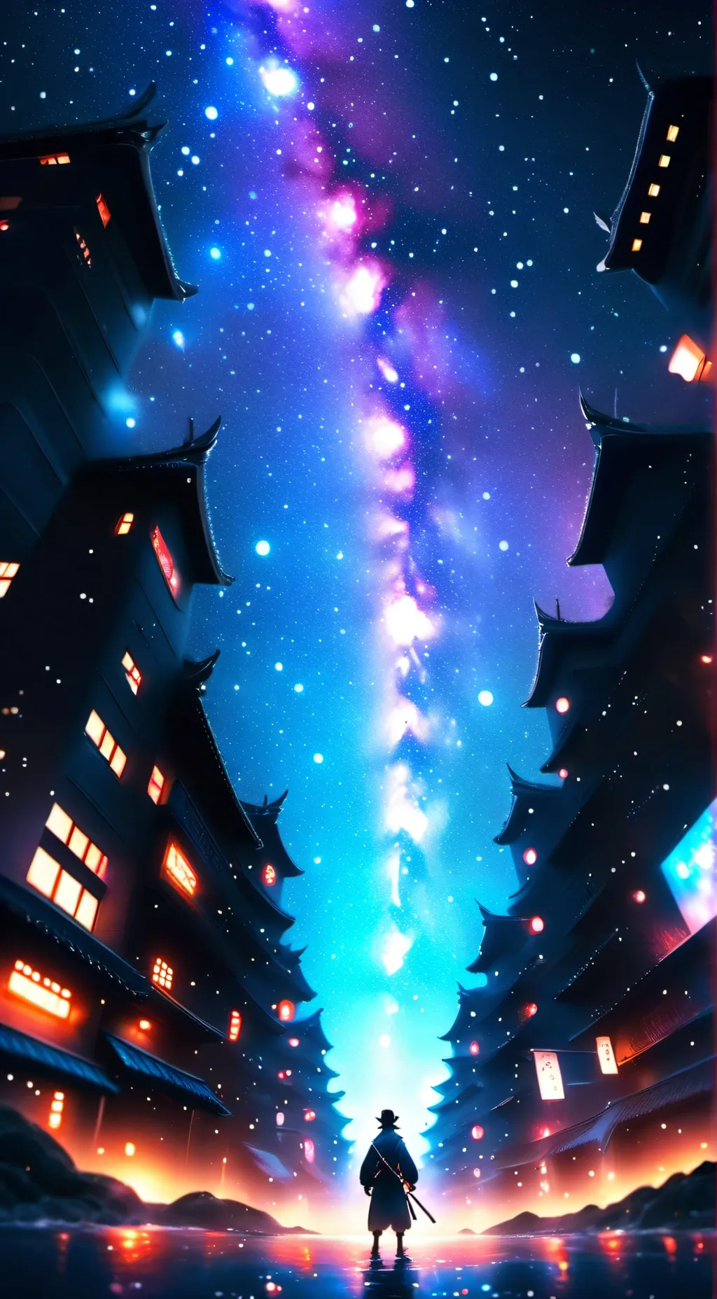 ai character: kumadori  background