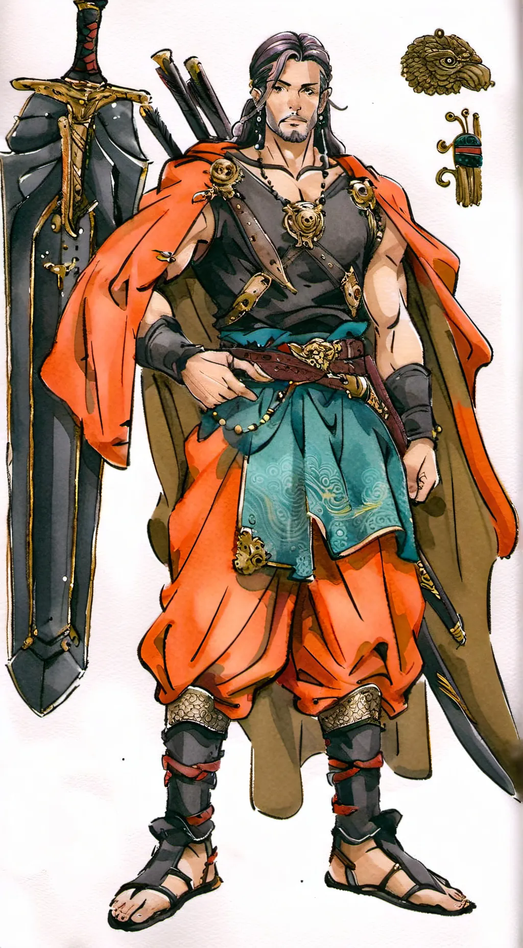 ai character: sebastian background