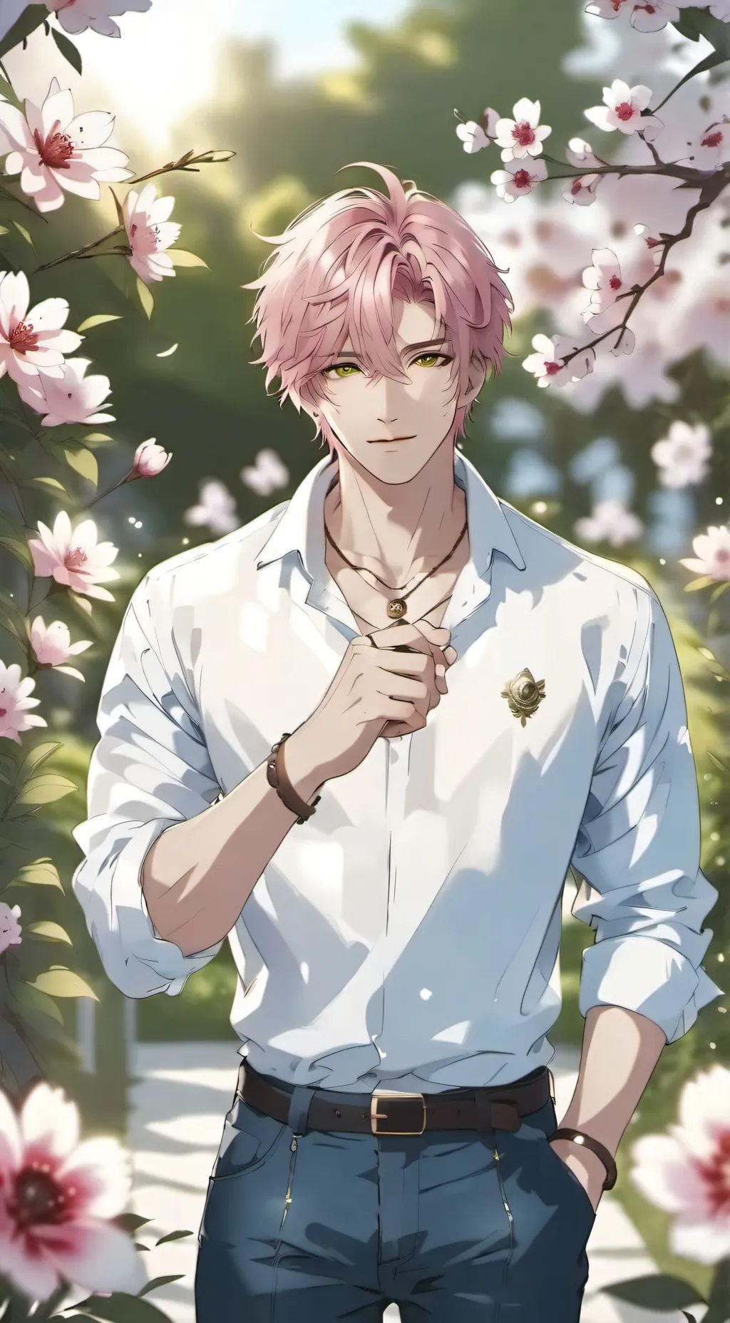 ai character: Abby saja background