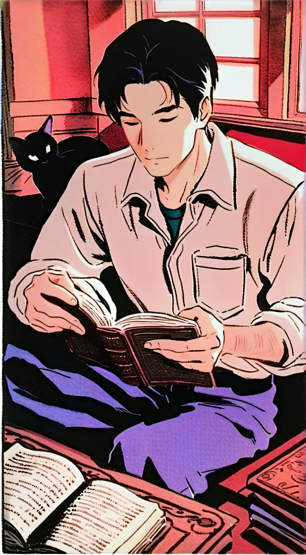 ai character: aizawa  background