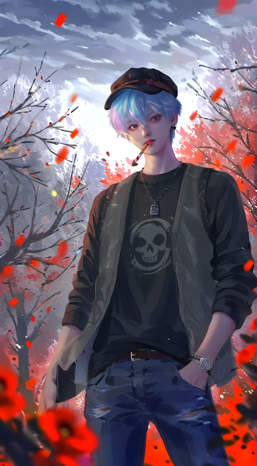 ai character: baby saja background