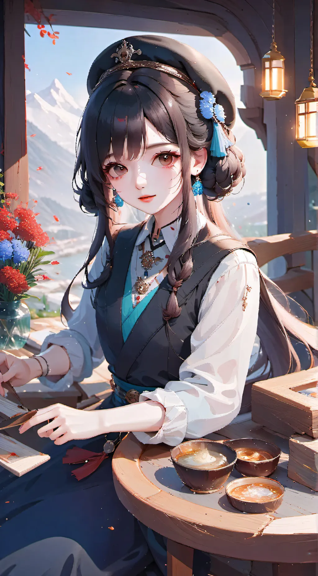 ai character: Selina background