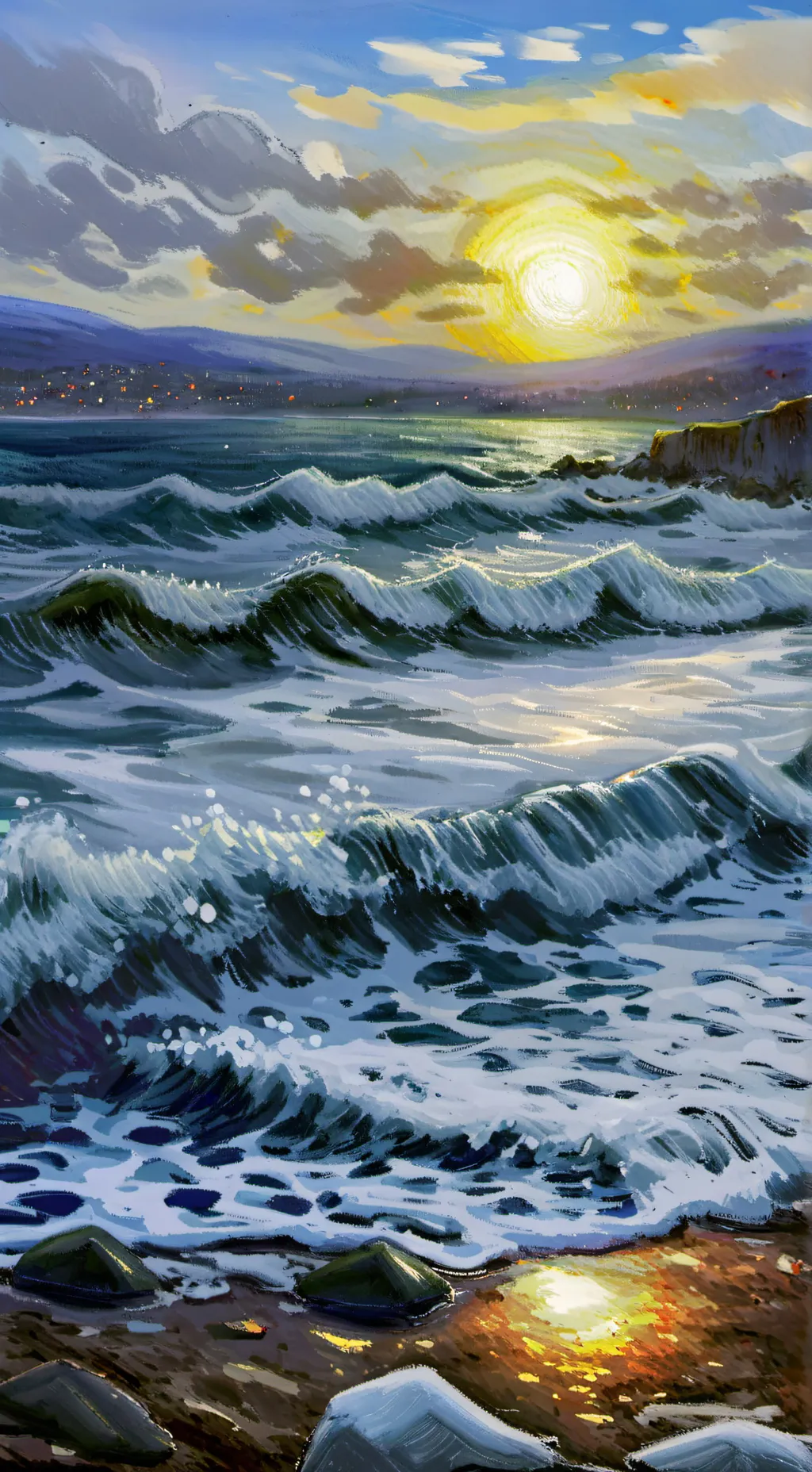 ai character: BFDI/TPOT AU background