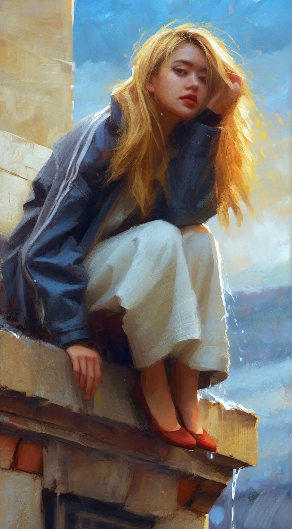 ai character: Kim background