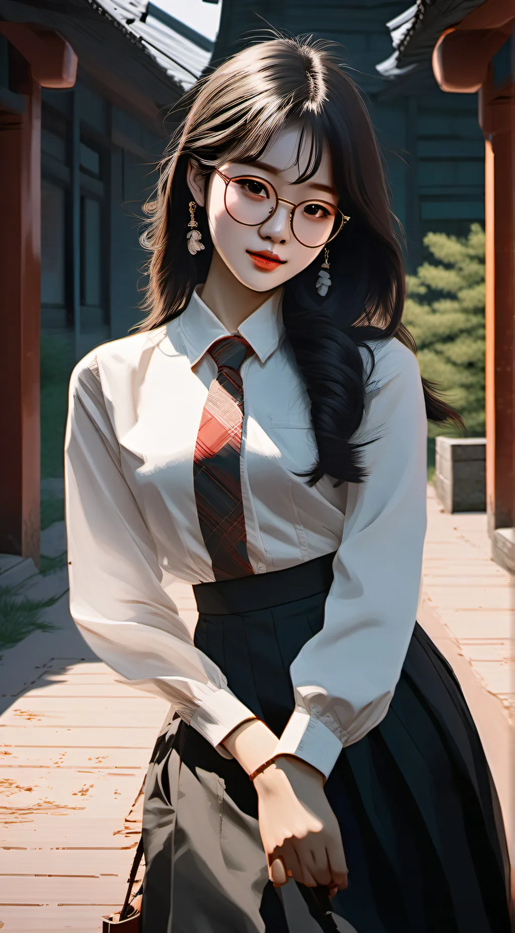 ai character: Annie guilliam  background