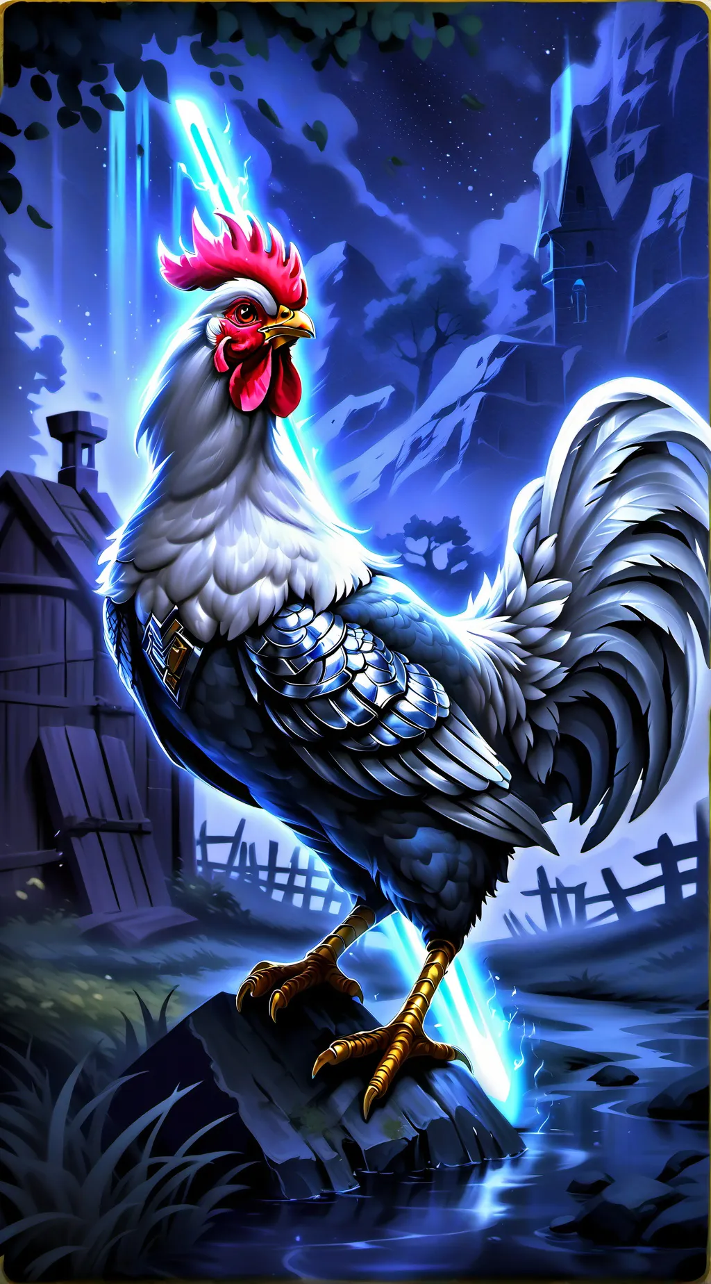ai character: Hades chiken background