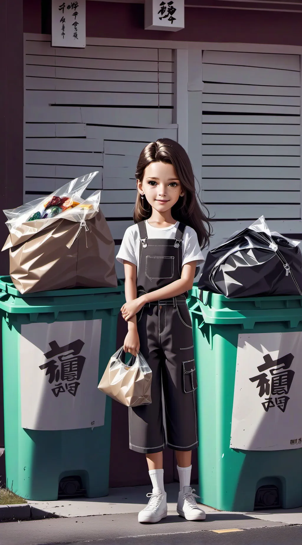 ai character: La presumida pobre background