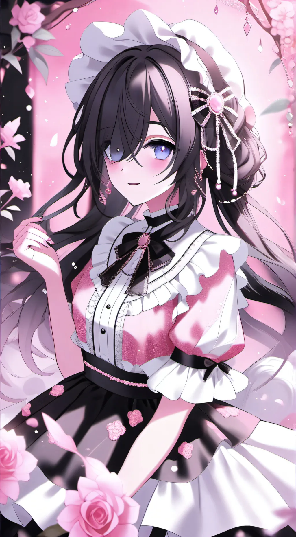 ai character: shinobinha  background