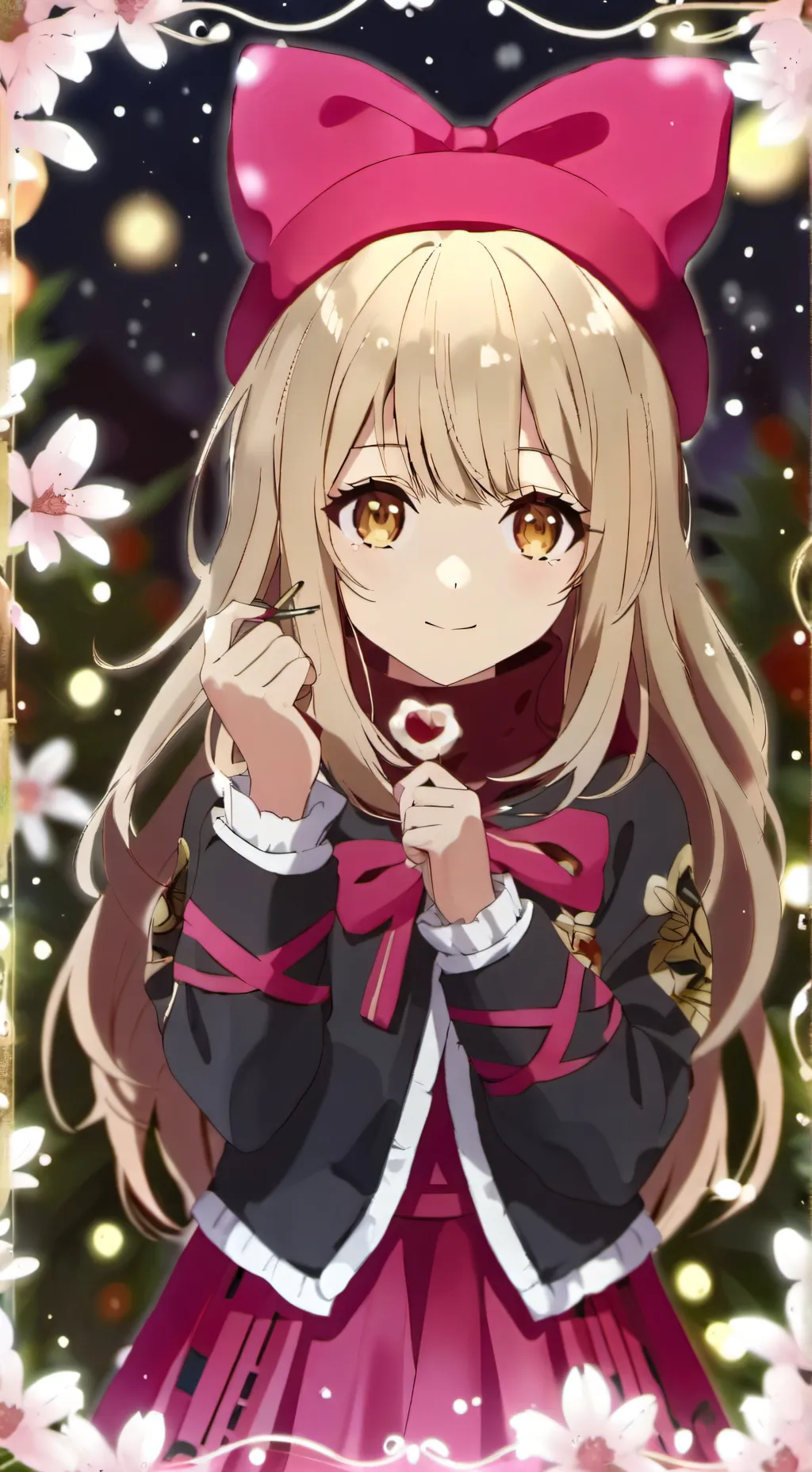 ai character: Mha Christmas! background