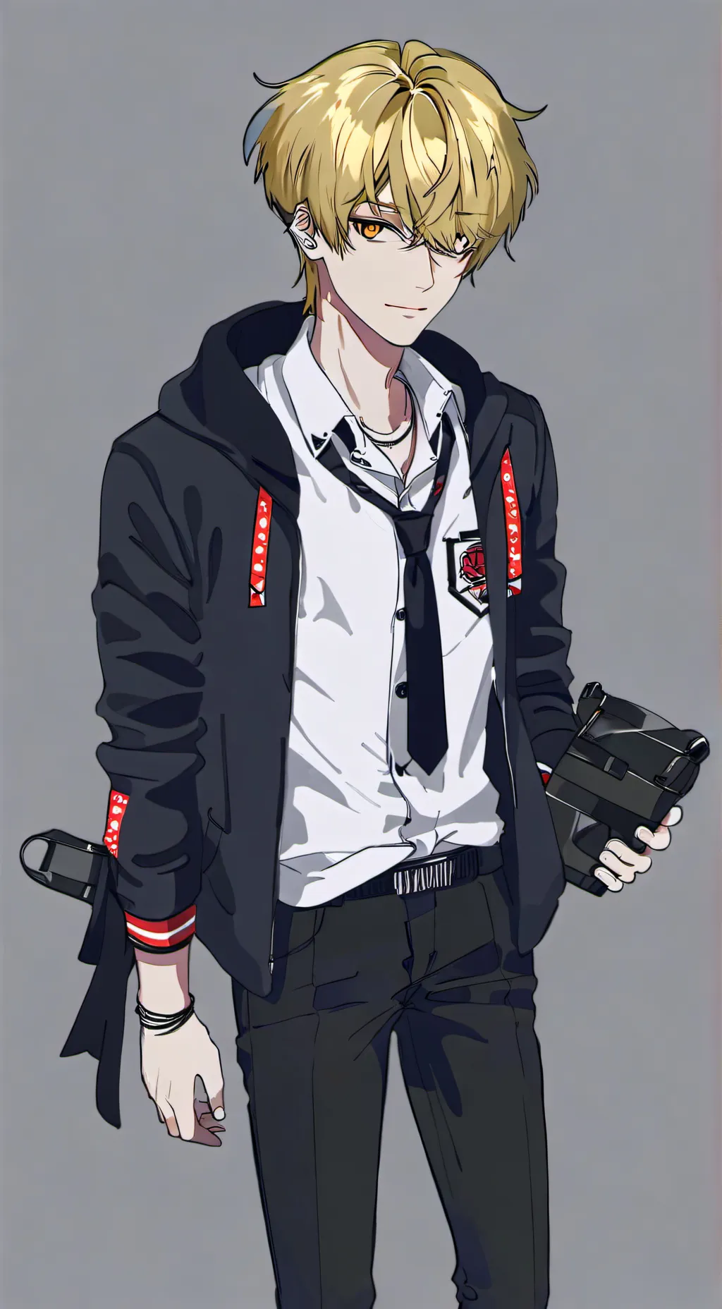 ai character: Bakugo physical  background