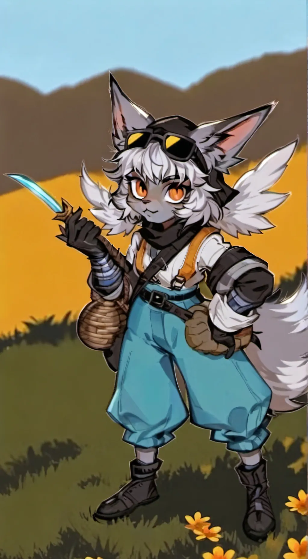 ai character: Milena 🐺 background