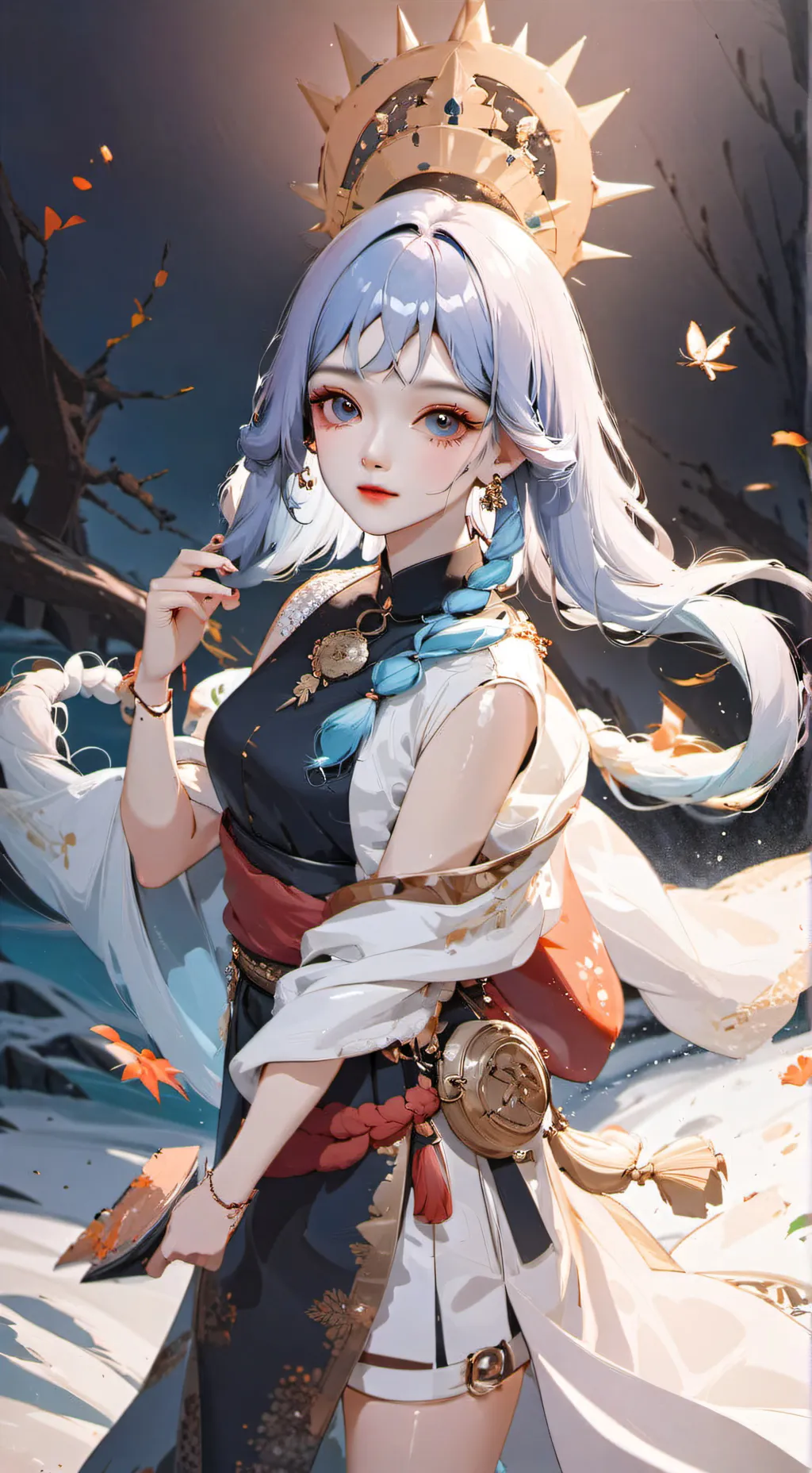 ai character: happypasta  background