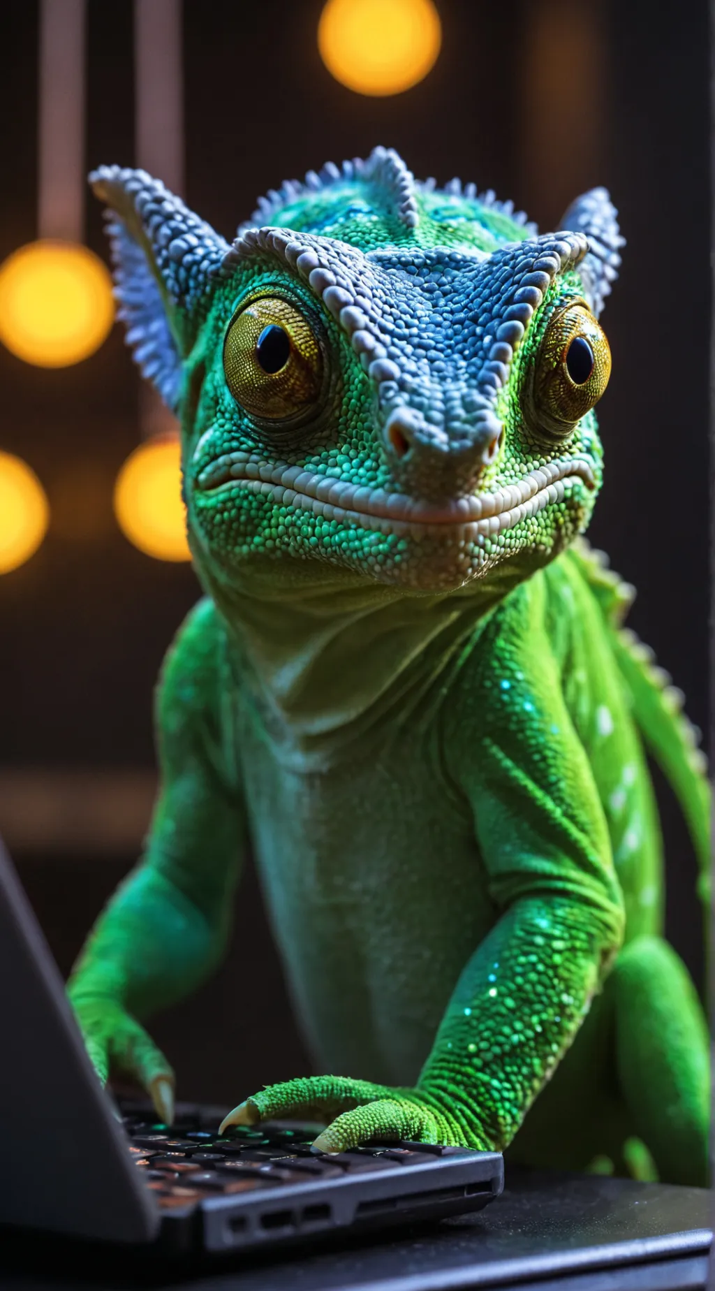 ai character: Byte background