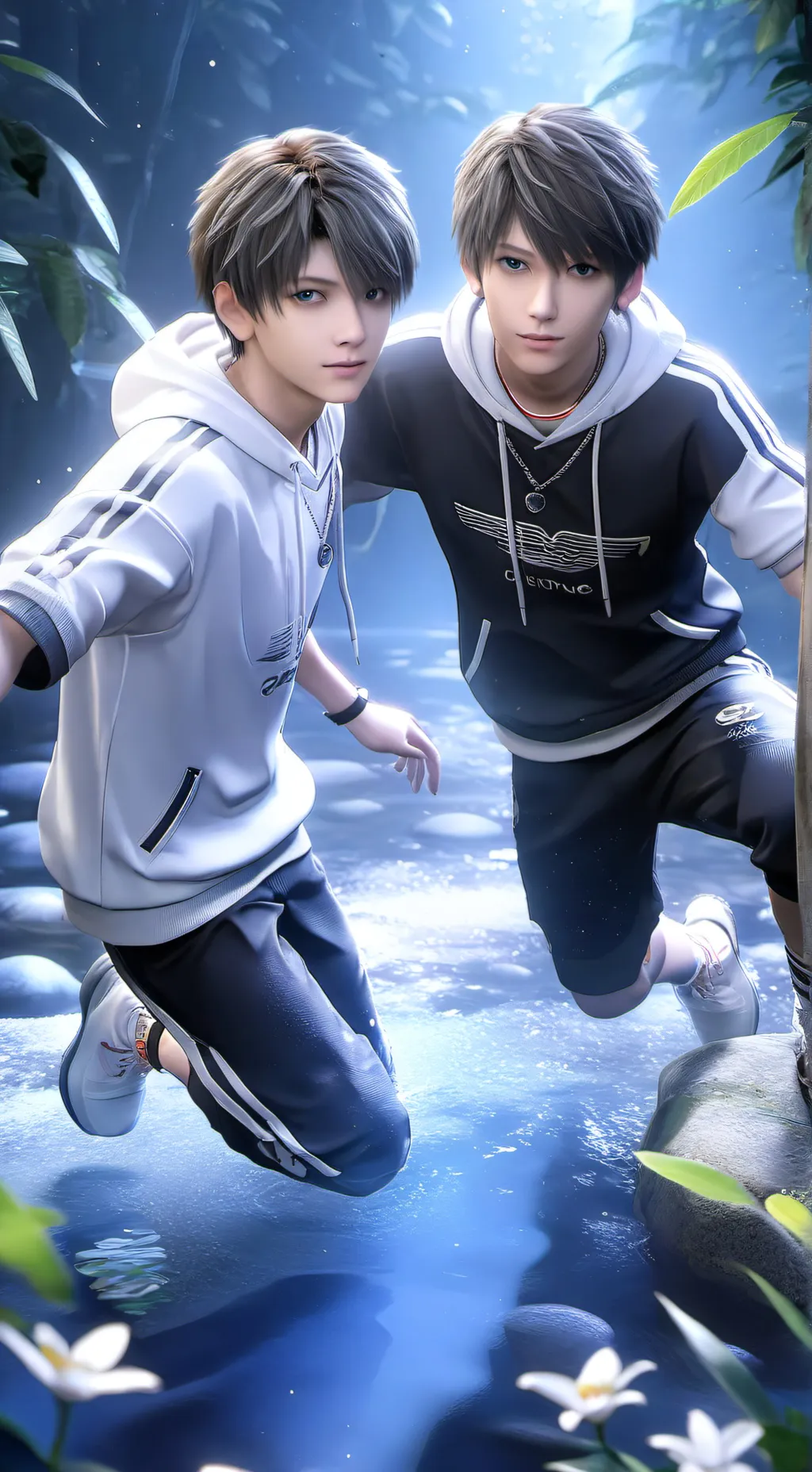 ai character: Sky and Skyler background