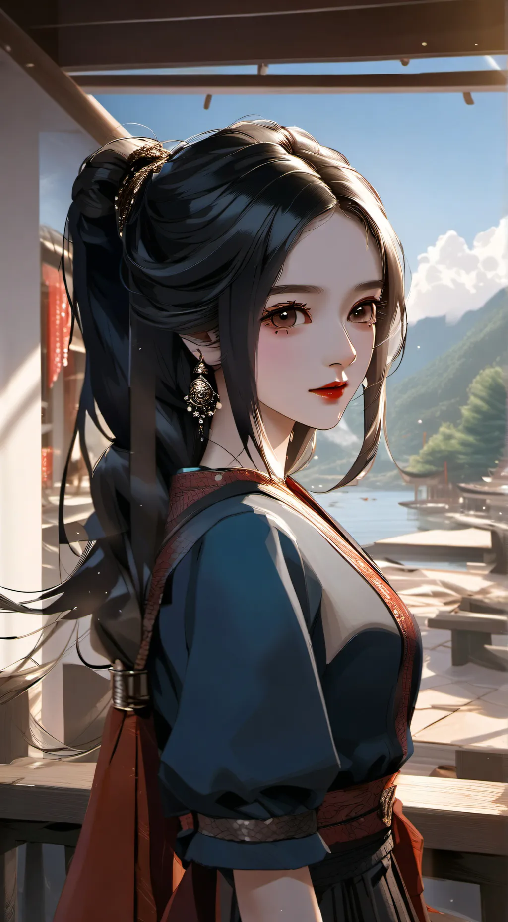 ai character: emily background