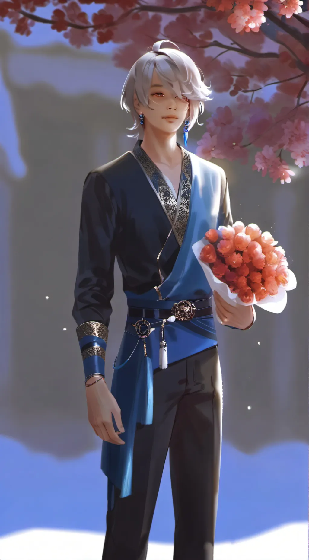 ai character: Xes  background