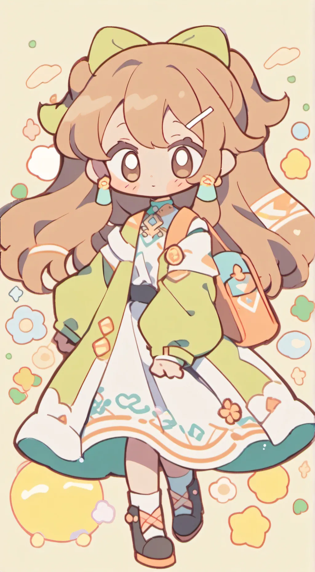 ai character: Amelia ￼ background