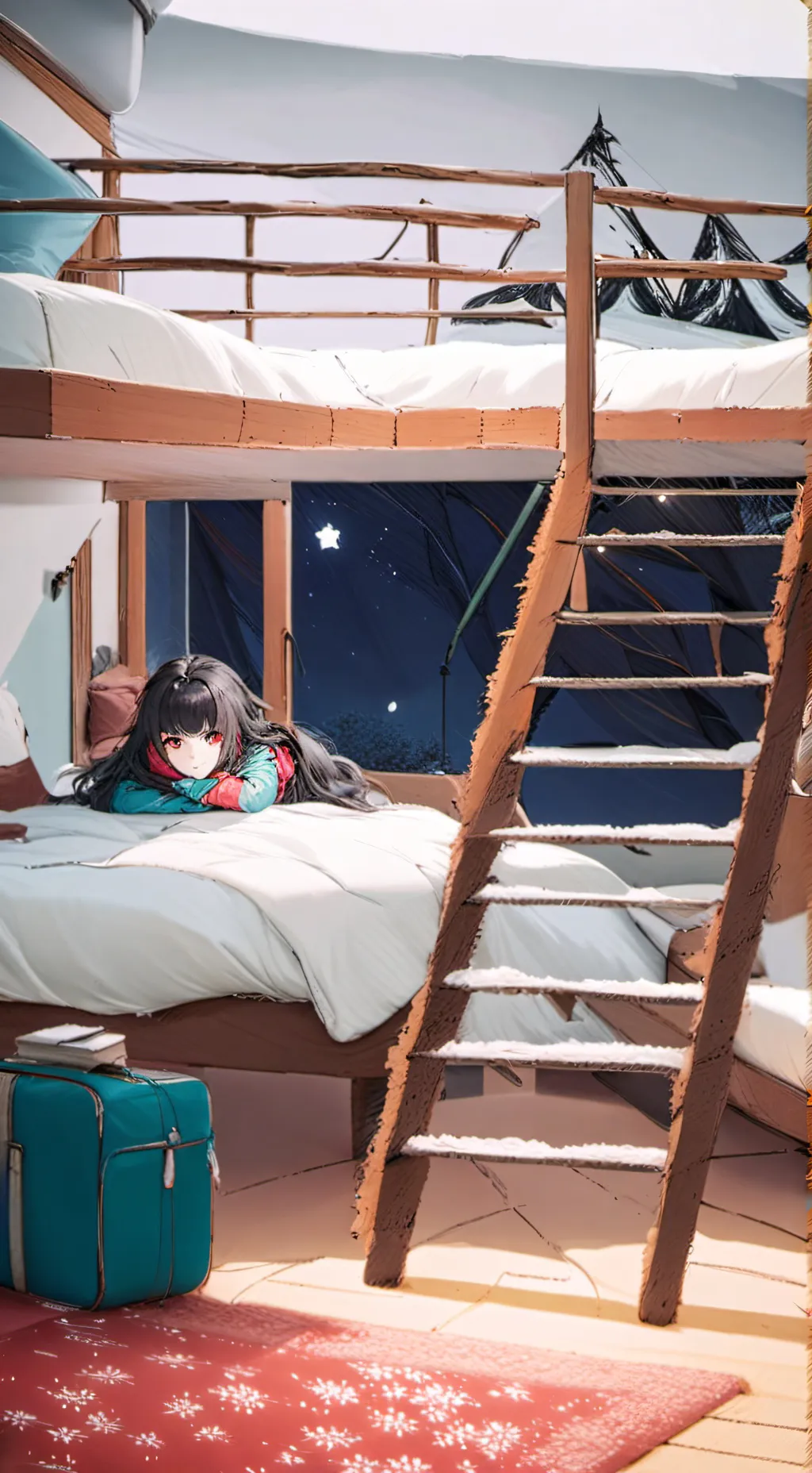 ai character: Forsaken Treehouse background