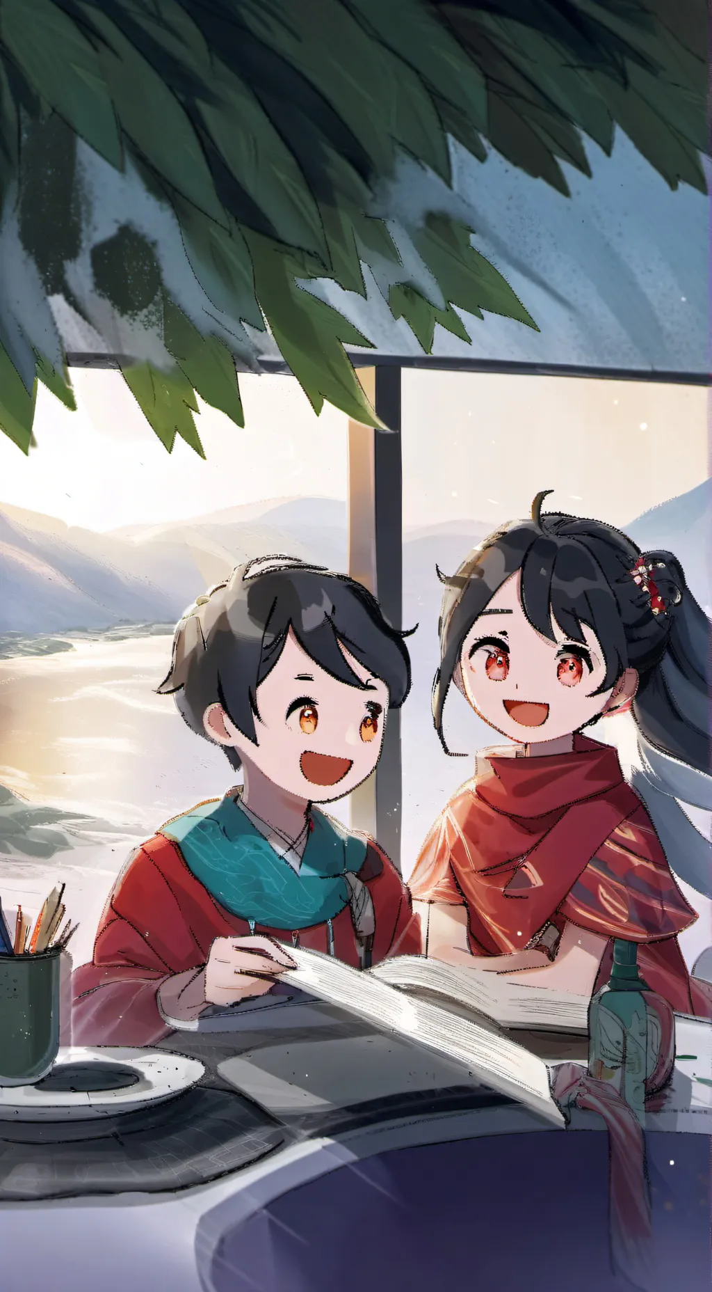 ai character: selena  background