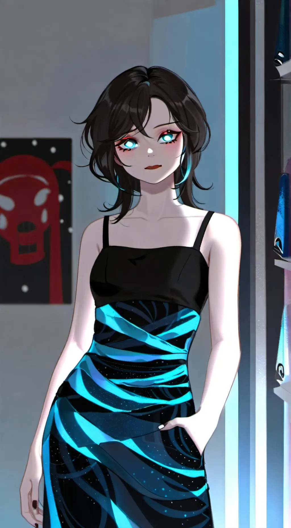 ai character: 🌛luna🌛  background