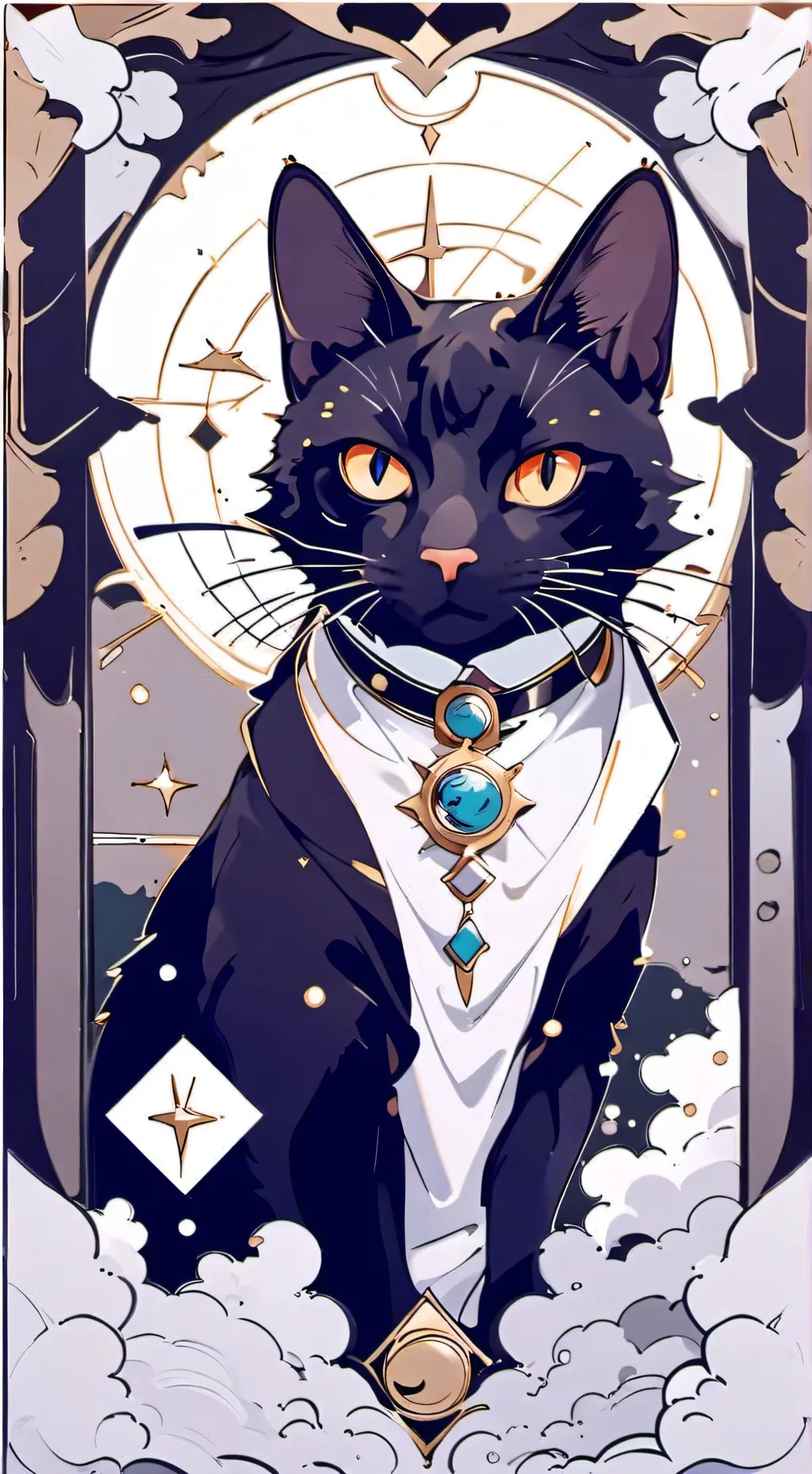 ai character: Un gato! :D background