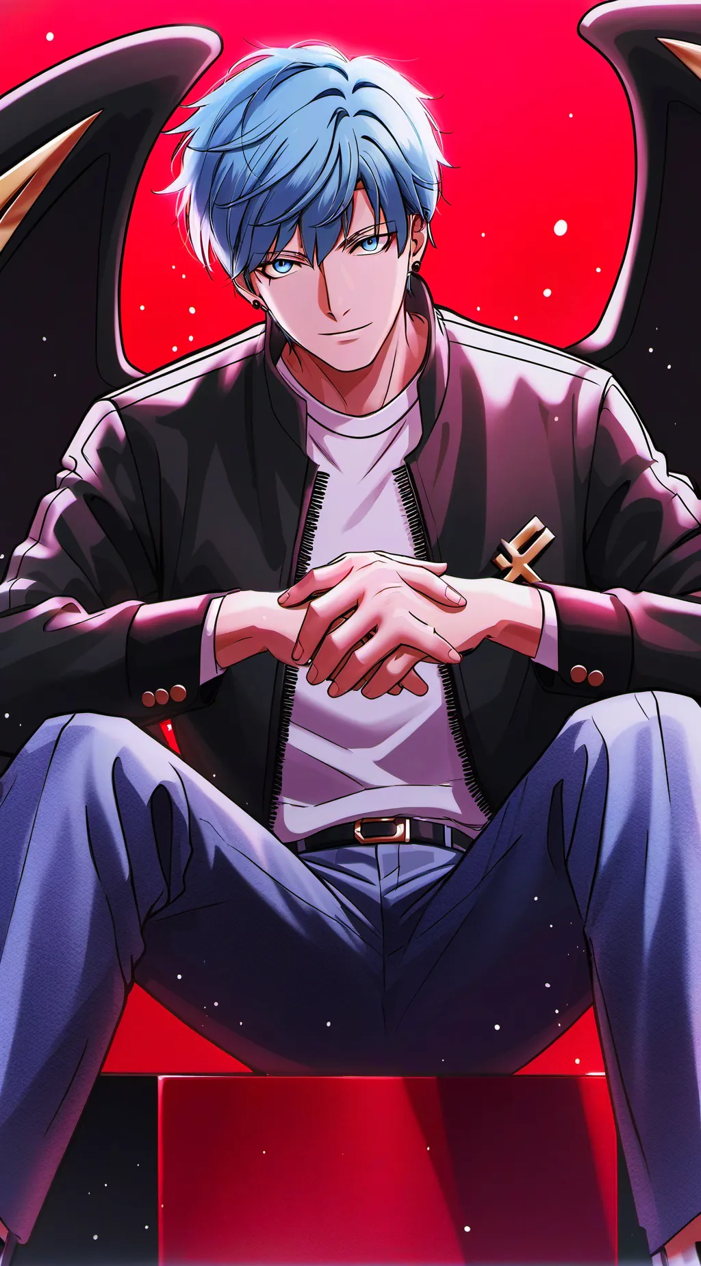 ai character: male background