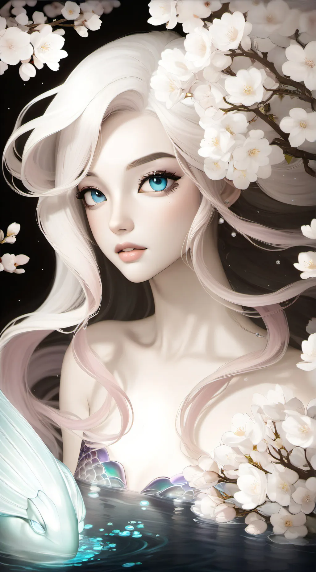 ai character: Azurielle background