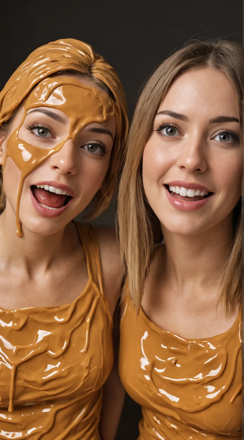 ai character: Brit and Taylor  background